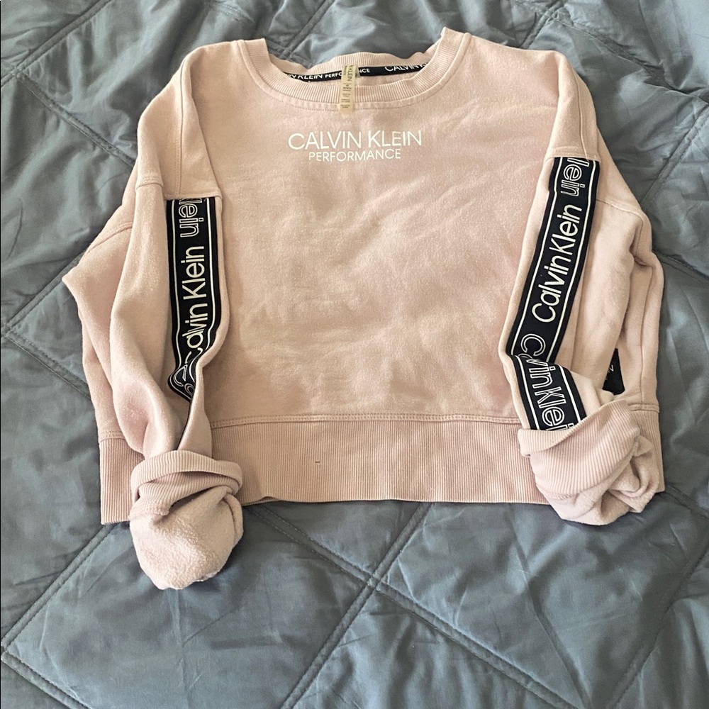 Calvin Klein Blush Pink Logo Sweatshirt
